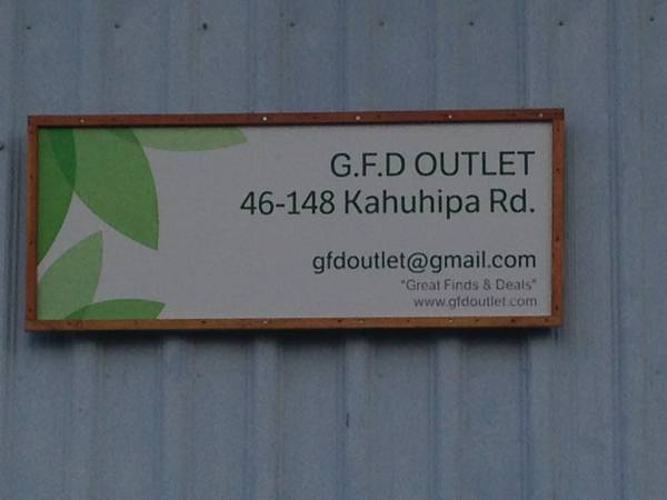 GFD OUTLET25 OFF SALE TOMORROW, SAT. FEB 21