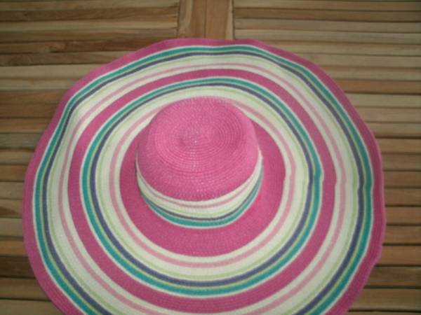 Giavannio Wide Brimmed Multi Colored Sun Hat Florence New York