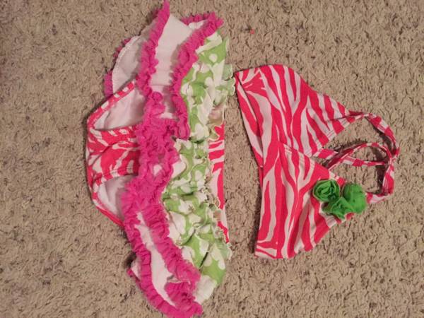 Girl swimsuits (small amp 3T)
