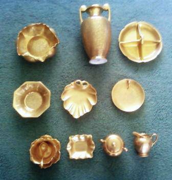GOLD ANTIQUE PICKARD COLLECTION,CIRCA 1925 (Trumbull, Ct.)