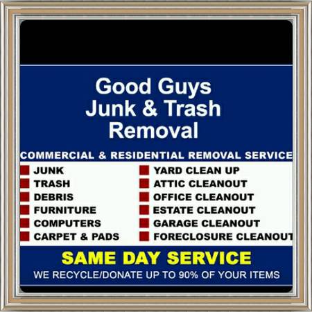 GOOD GUY,trash,junk,labor,hot tub,delivery,furniture,dehauling,removal (Richmond ave)