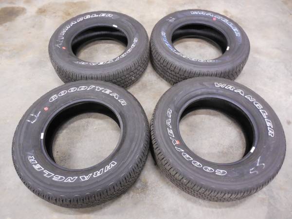 GOODYEAR WRANGLER 27565R18 TIRES ONLY NEW SET 18