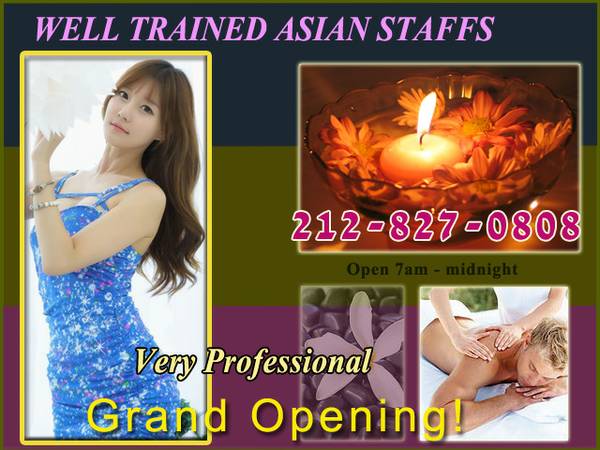 Grand Opening9733LUXURIOUS Place, PRETTY Asian Masseuses9733Vip Treatment (17W 45St, Btn 56Ave942 212.827.0808)