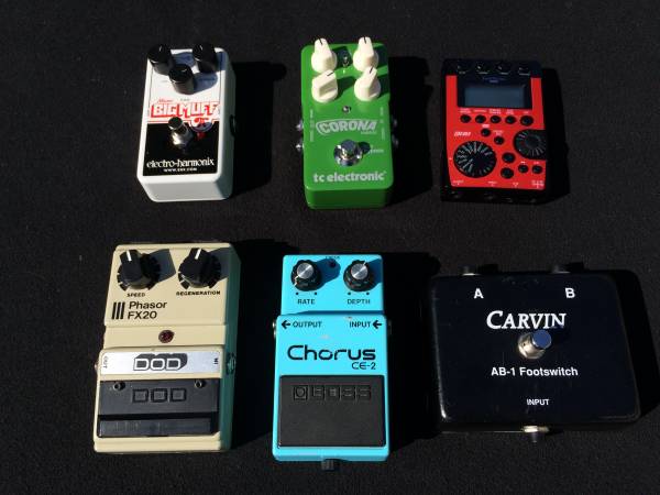 Guitar pedals