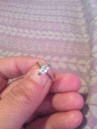 Half carrot engagement diamond ring