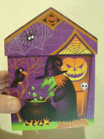 Halloween Decorative Gift House Shaped Gift Box