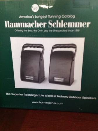 Hammacher and Schlemmer IndoorOutdoor Speakers