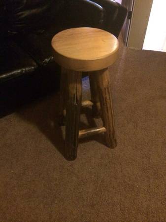 Hand made Log stools
