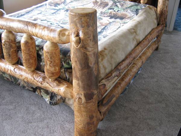 Handcrafted Awesome Affordable Aspen LOG BEDS