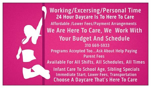 Hard Time a paying For Daycare128549Need Lower FeesTransportation (24 Hour Daycare is Here To Care)