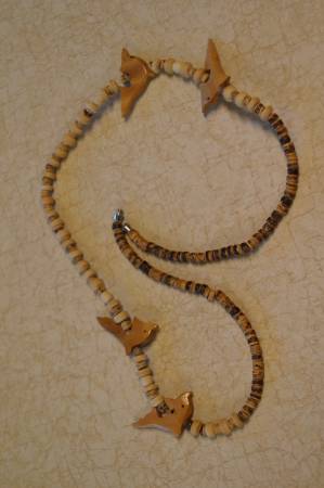 Hawaiian Puka Shell and Coco Bead Necklace