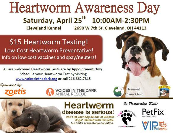 Heartworm Awareness Day Next Saturday (April 25)