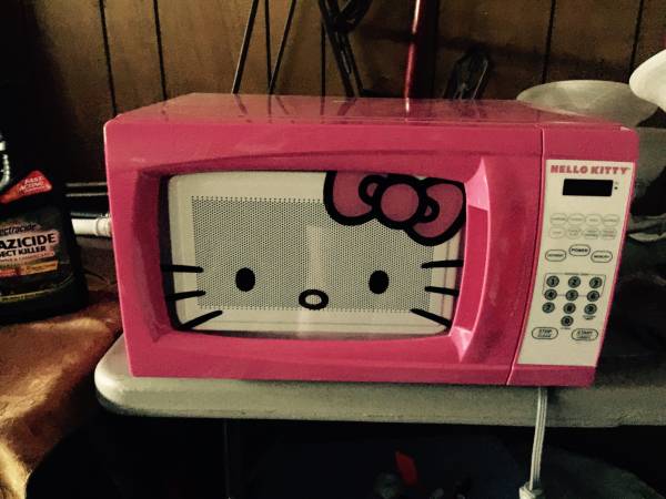 Hello kitty microwave