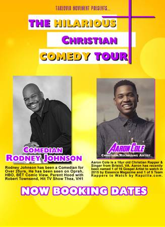 Hilarious Christian Comedy Tour Available For Booking