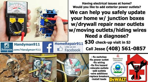 Home Electrical Repair (san jose south)