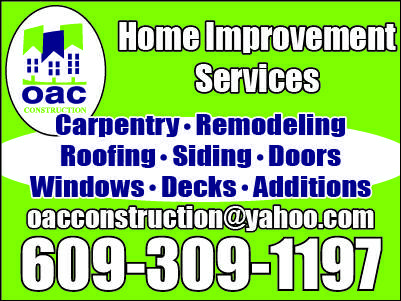 Home improvement services Decks,Roofing,Remodeling,Siding,Additions (central NJ, south NJ)