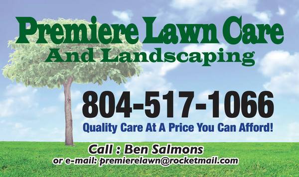 Honest, Dependable, Afforbable, Great Lawn Care Service (Richmond and allsurrounding areas)