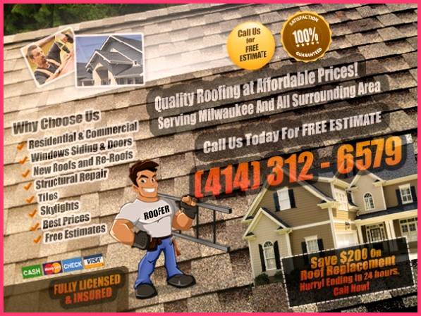 Honest Milwaukee Roofer..Get FREE Roof Inspection (Wisconsin)