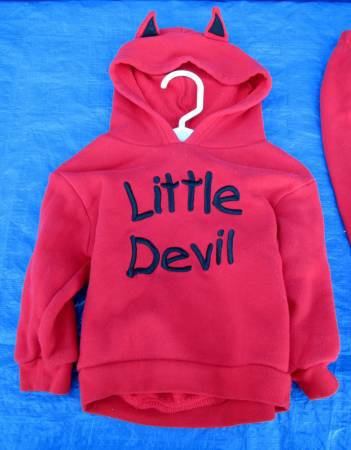 HOODED LITTLE DEVIL OUTFIT 18M