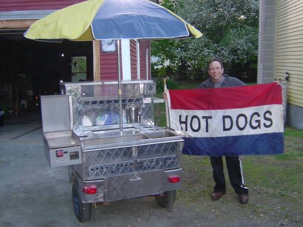 Hot dog cart 4 your party or event (Northern N.H.)