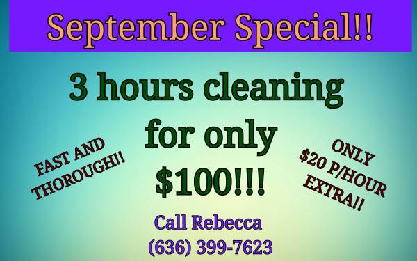 Housecleaning Specials (Phenix City, Columbus)