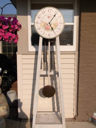 Howard Miller Tall Clock with Floral Face