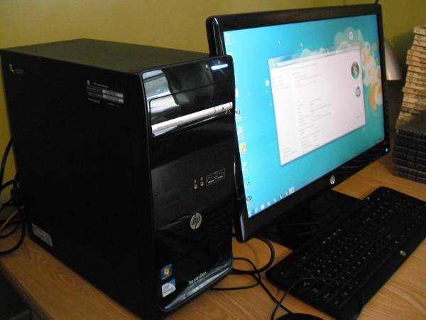 HP Pavilion P6 Series Desktop Computer with 23 Monitor