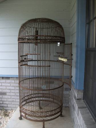 Huge antique bird cage