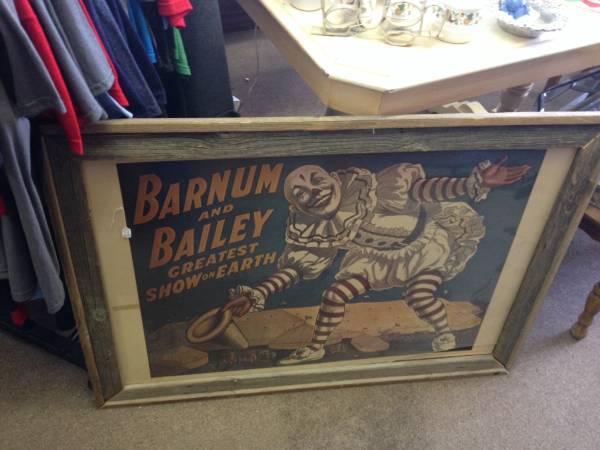 Huge Barnum and Bailey circus picture