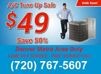 HVAC Service  TUNE UP 49.95  FREE SERVICE CALL (Denver Metro)