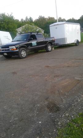 i have a crewcab truck and 6x12 ft enclosed trailer,will move u, haul, (central maine and beyond)