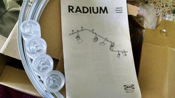 IKEA Radium track lighting