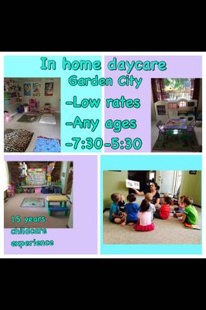 In home childcare (Garden City)