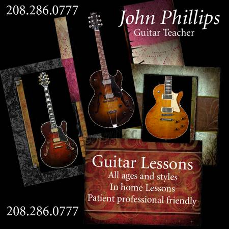 In Home Guitar Lessons for All Ages (Treasure Valley)