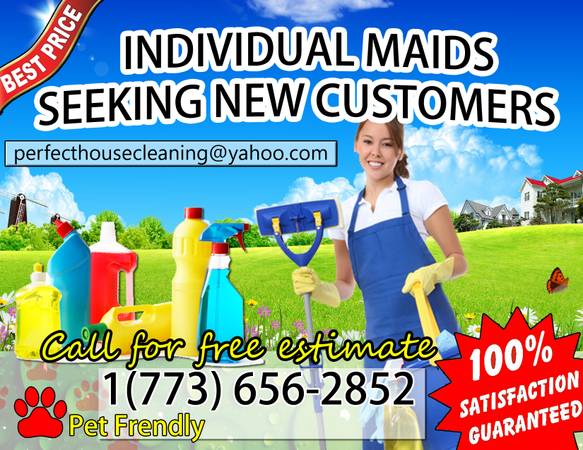 INDIVIDUAL MAIDS CLEANING (CHICAGO SUBURBS)