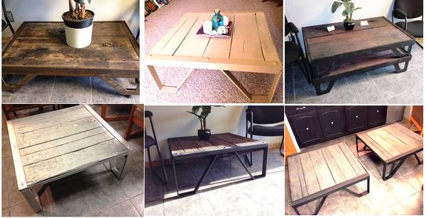 Industrial Chic Pallet Tables