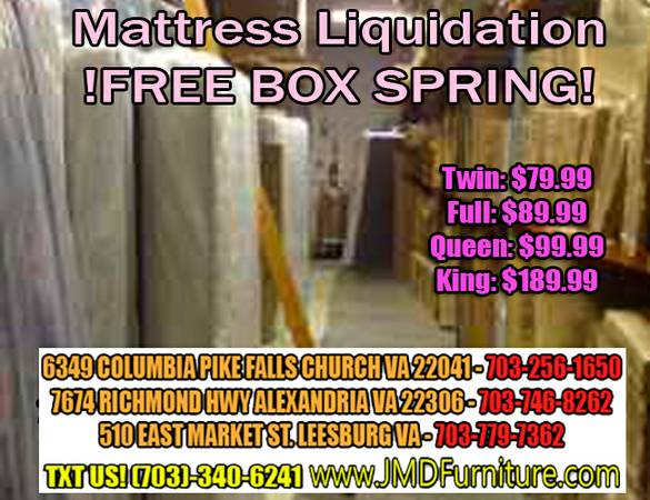 Instant Delivery Queen or Full Mattress with Box spring 99 (6341