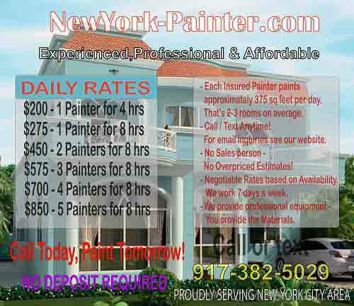Interior amp Exterior Painters Available, Rent