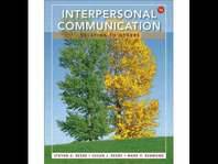 Interpersonal Communications Communications 2110 Beebe Richmond