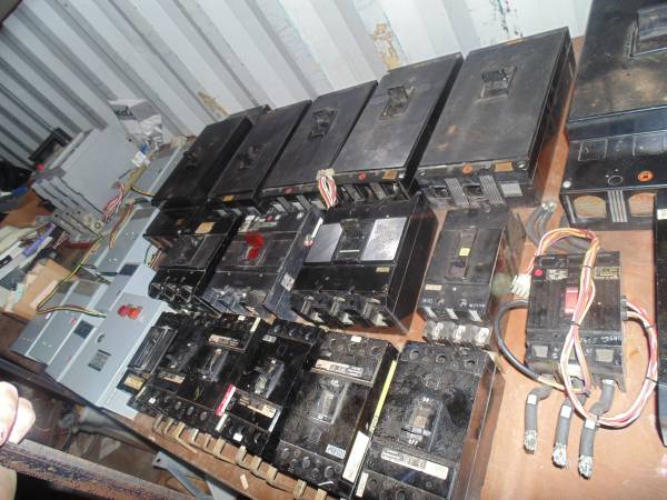 Inventory  Used Circuit Breaker, Power breaker, Operator Motors (hampton)