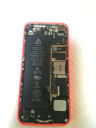 iPhone 5c pink needs screen