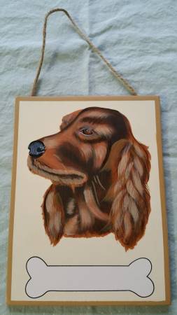 Irish Setter Wooden Sign