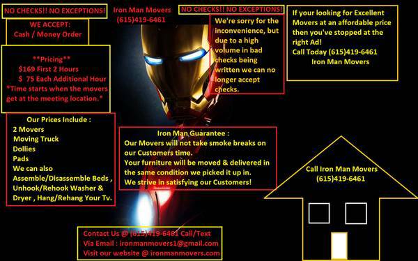 Iron Man Movers (Tn)