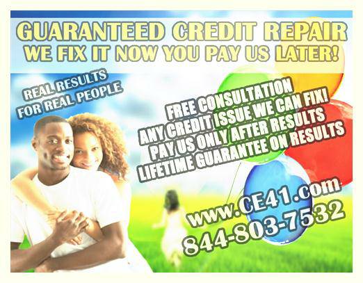 It Works Guranteed Credit Payment After We Finish (dallas)