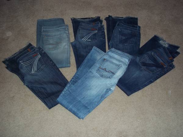 Jeans 7 For All Mankind sized 27, 28 amp 29