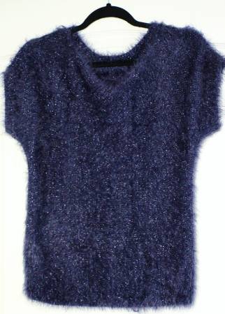 Jennifer Lopez Knitted Fluffy shirt