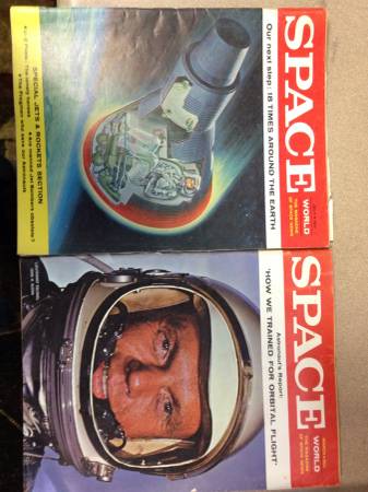 John Glenn, space magazine