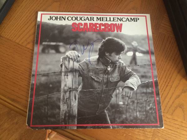 John Mellencamp autographed LP
