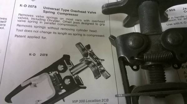 kd valve spring compressor plus jig saw