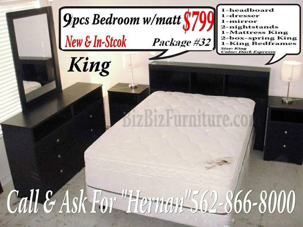 King size Bookcase Bed Pillow top amp Furniture All New